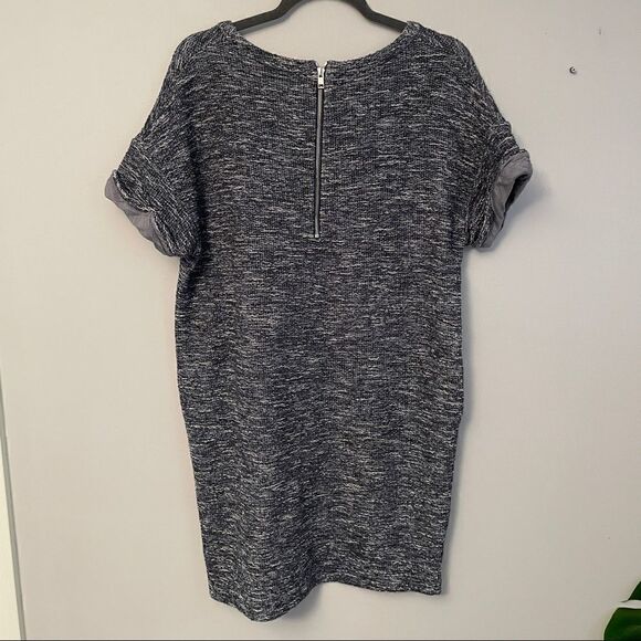 Vince Tweed Pocket Knit Mini Shift Dress M - Picture 7 of 10